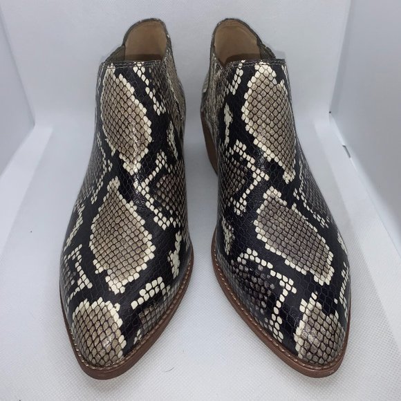 Madewell Shoes - Madewell Western Bootie in Snake Embossed Leather